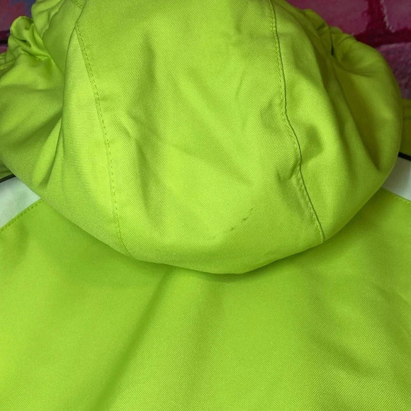 Junior Ski Jacket Size 12 Winter Coat DNA Descente North America Lime Green - Picture 11 of 11